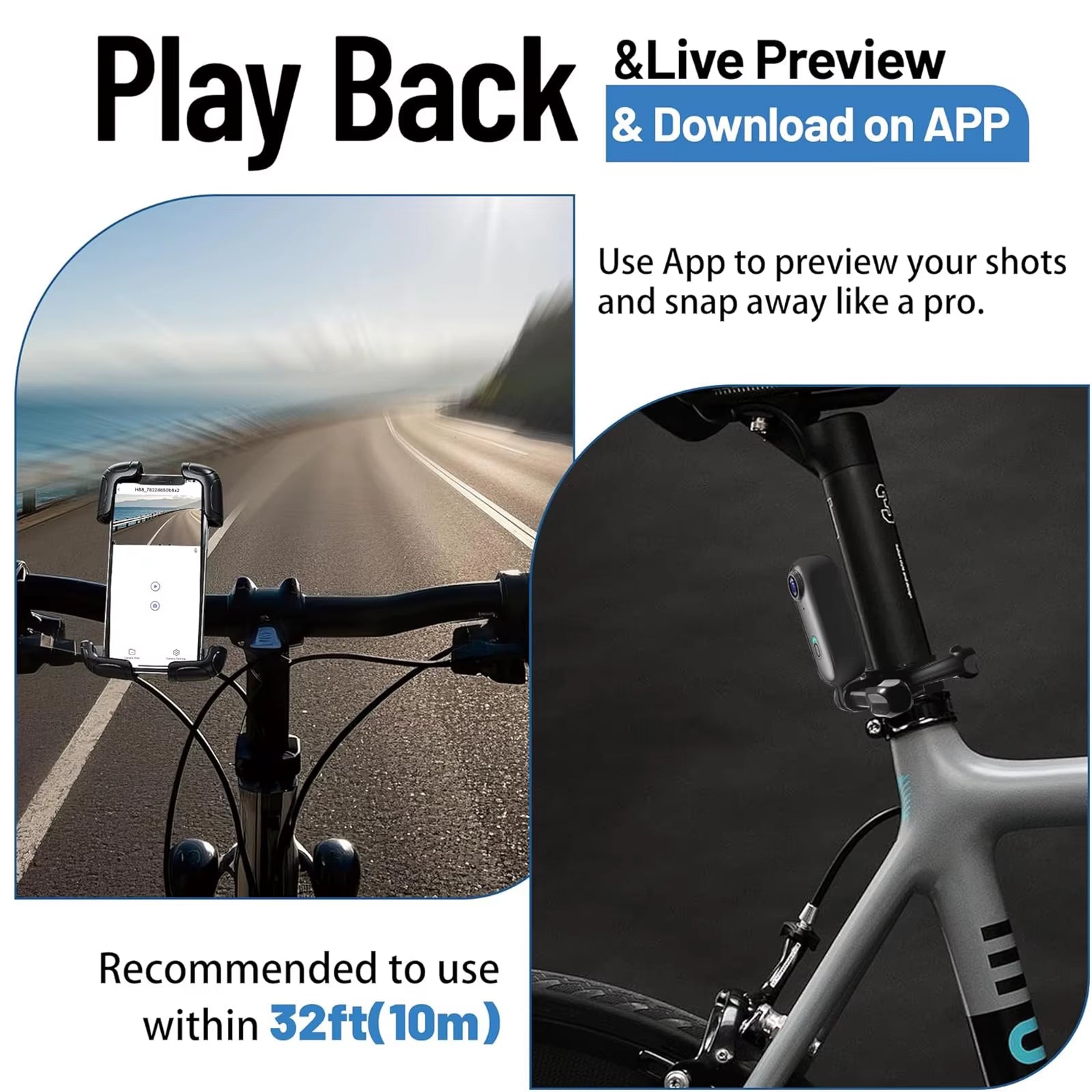 4K Waterptoor Thumb Pocket Small Action POV Camera WI-FI Live Stream Mini Body Camera Black 128GB Wearable Battery Cop Cam